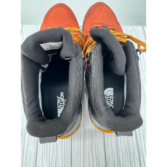 The North Face Men's 9 Vectiv Exploris Mid Futurelight Boots Burnt Ochre TNF - Picture 8 of 11